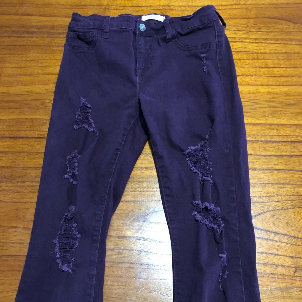 Cello distressed skinny jeans